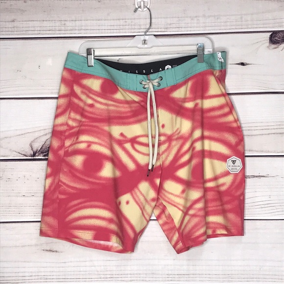 VISSLA Other - Vissla Mens Colored Swim Trunks Board Shorts 36